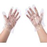 Gloves Clear Medium Size Polythene Pack of 100 Just Gloves