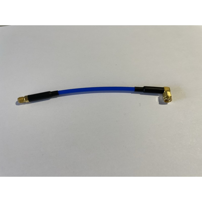 Cable SMA Coaxial Semi Rigid 152.4mm (Straight Jack to RA Plug) Sheathed