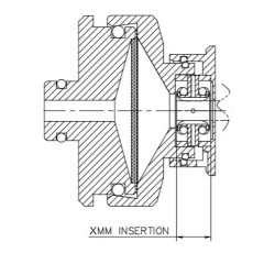 RYO Holder 5.2mm Rods Trap Assy 11mm Insertion Design B