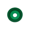 40 x Labyrinth Seal Oval Green 8-10 x 5-6mm
